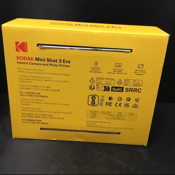 Kodak Mini Shot 3 Era Instant Camera and Photo Printer - Yellow - Picture 4 of 11